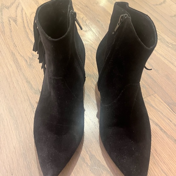 Authentic Yves Saint Laurent (YSL) Suede Booties - Picture 2 of 3